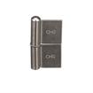 Picture of 1-3/32" W x 2-1/16" L 14-Gauge Stainless Steel Flag Hinge
