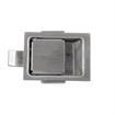 Picture of 2-3/16" L x 1-5/8" W x 15/16" H Stainless Steel Paddle Latch