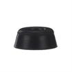 Picture of 5/8" OD x 5/16" H Black Rubber Recessed Bumper