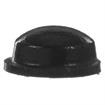 Picture of 7/16" OD x 3/16" H Black Rubber Pressure Sensitive Round Dome Bumper