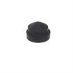 Picture of 3/8" OD x 3/64" H Black Rubber Button Bumper