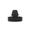 Picture of 1/2" OD x 1/16" H Black Rubber Button Bumper