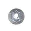 Picture of #10-24 Zinc Plated Steel Open Top Combination Locknut