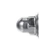 Picture of #10-24 x 1/2" H Zinc Plated Steel Domed Combination Locknut