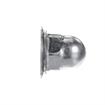 Picture of #10-24 x 1/2" H Zinc Plated Steel Domed Combination Locknut