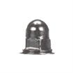Picture of #10-24 x 1/2" H Bright Nickel Plated Steel Domed Combination Locknut