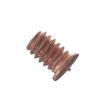 Picture of 1/4-20 x 3/8" L Copper Flashed Steel CD-Type Weld Stud
