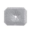 Picture of 1-1/4" L x 1" W x 1/8" H Galvanized Steel Insulation Weld Pin Retaining Plate