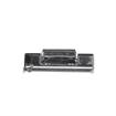 Picture of 7/8" Offset 3-3/4" L Chrome Plated Die Cast Slim-Line Standard Duty Edgemount Hinge