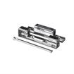 Picture of 7/8" Offset 3-3/4" L Chrome Plated Die Cast Slim-Line Standard Duty Edgemount Hinge