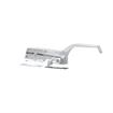 Picture of 10-3/4" L Chrome Plated Die Cast Magnetic/Mechanical Edgemount Latch With Offset Handle