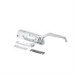 Picture of 10-3/4" L Chrome Plated Die Cast Magnetic/Mechanical Edgemount Latch With Offset Handle