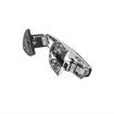 Picture of 6-3/4" L Chrome Plated Die Cast Adjustable Surface Mount Latch For 5/8" To 1-1/4" Offset