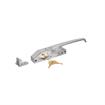 Picture of 10-1/4" L Chrome Plated Die Cast Mechanical Edgemount Latch With Straight Handle And Cylinder Lock