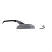 Picture of 10-1/4" L Chrome Plated Die Cast Mechanical Edgemount Oven Latch With Insulated Offset Handle