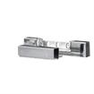Picture of 7/8" Offset 5" L Chrome Plated Die Cast Standard Duty Non-Rise Adjustable Edgemount Hinge