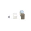 Picture of 1-1/8" Offset 5" L Brass Plated Die Cast Non-Rise Adjustable Edgemount Hinge
