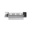 Picture of 1-1/8" Offset 5" L Chrome Plated Die Cast High Temperature Non-Rise Adjustable Edgemount Oven Hinge