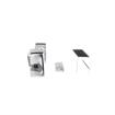 Picture of 1-1/8" Offset 5" L Chrome Plated Die Cast High Temperature Non-Rise Adjustable Edgemount Oven Hinge