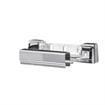Picture of 1-1/8" Offset 5" L Chrome Plated Die Cast High Temperature Non-Rise Adjustable Edgemount Oven Hinge