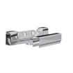 Picture of 1-1/8" Offset 5" L Chrome Plated Die Cast High Temperature Non-Rise Adjustable Edgemount Oven Hinge