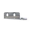 Picture of Chrome Plated Steel Left Hand Horizontal Cartridge Bracket With Vertical Mounting Holes