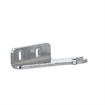 Picture of Chrome Plated Steel Left Hand Horizontal Cartridge Bracket With Vertical Mounting Holes