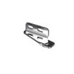Picture of Chrome Plated Steel Left Hand Horizontal Cartridge Bracket With Horizontal Mounting Holes