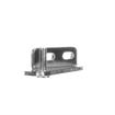 Picture of Chrome Plated Steel Left Hand Horizontal Pivot Bracket With Horizontal Mounting Holes