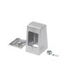 Picture of Brushed Aluminum Single Face Pedestal Outlet Box