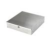 Picture of 16-1/4" W x 16-5/8" L x 4" H Stainless Steel Lockable Cash Drawer with Removable Currency Tray and Cover