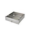 Picture of 20" W x 20" L x 5" D Stainless Steel Economy Drawer Assembly with Cylinder Lock and Stainless Steel Pan