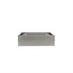 Picture of 20" W x 20" L x 5" D Stainless Steel Economy Drawer Assembly with Cylinder Lock and Stainless Steel Pan