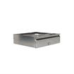 Picture of 20" W x 20" L x 5" D Stainless Steel Economy Drawer Assembly with Cylinder Lock and Stainless Steel Pan