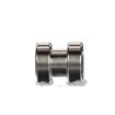 Picture of Nickel Plated Brass Keyhole Support For Use With 1/8" OD x 1/2" L Pop Rivet
