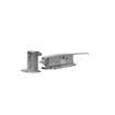 Picture of 3/4 to 1-5/8" Offset Polished Chrome Walk-In Cooler Door Safety Latch with Strike