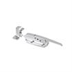Picture of 3/4 to 1-5/8" Offset Polished Chrome Walk-In Cooler Door Safety Latch with Strike
