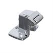 Picture of -1/8" To 3/8" Polished Chrome Adustable Strike For W19 Series Walk-In Cooler Door Safety Latch