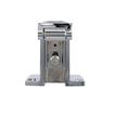 Picture of 3/4" To 1-5/8" Polished Chrome Adustable Strike For W19 Series Walk-In Cooler Door Safety Latch