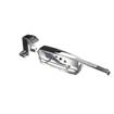 Picture of 3/4 to 1-5/8" Offset Polished Chrome Heavy Duty Walk-In Cooler Door Safety Latch with Strike