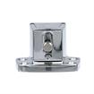 Picture of 3/4" To 1-5/8" Polished Chrome Adustable Strike For W38 Series Walk-In Cooler Door Safety Latch