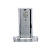 Picture of 1-5/8" To 2-1/2" Polished Chrome Adustable Strike For W38 Series Walk-In Cooler Door Safety Latch