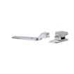 Picture of Flush Offset Polished Chrome Cam-Rise Walk-In Door Hinge With Spring Assist