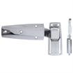 Picture of Flush Offset Satin Chrome Cam-Rise Walk-In Door Hinge With Spring Assist