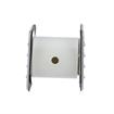 Picture of 5" x 5"  Aluminum Non-Heated Round Vent Port For 4" Thick Walk-In Coolers