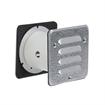Picture of 5" x 5"  Aluminum Non-Heated Round Vent Port For 4" Thick Walk-In Coolers