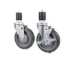 Picture of Caster Kit, Medium Duty 1-5/8" Expanding Stem Caster With 5" Gray Polyurethane Wheel, 2 Brake And 2 Non-Brake In Retail Box