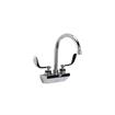Picture of Encore 4" OC Wall Mount Faucet Ceramic Valves with 6" Swivel Gooseneck Spout and 4" Wrist Blade Handles