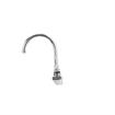 Picture of Encore 4" OC Wall Mount Faucet Ceramic Valves with 6" Swivel Gooseneck Spout and 4" Wrist Blade Handles