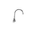 Picture of Encore 4" OC Wall Mount Faucet Ceramic Valves with 6" Swivel Gooseneck Spout and 4" Wrist Blade Handles